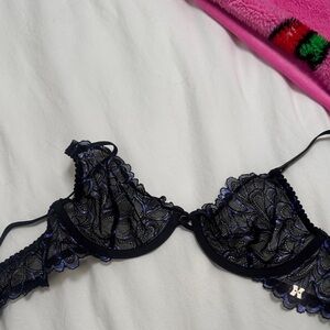 Elegant Black Lace Bra